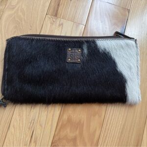 STS Brand cowhide wristlet